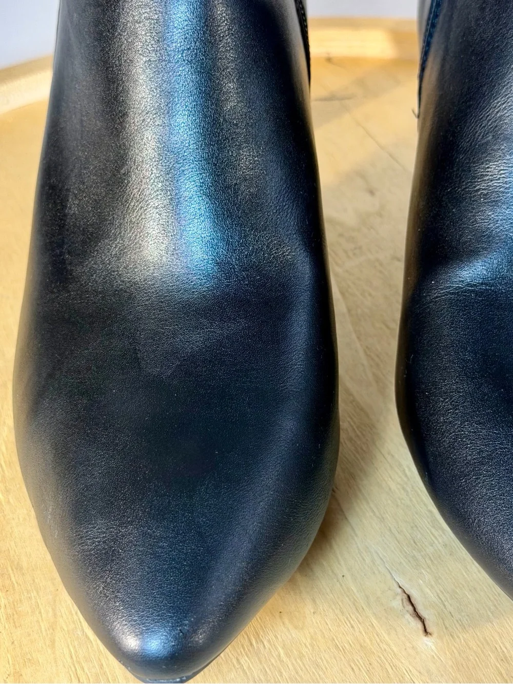 Women's Black Pointed Toe Ankle Boots